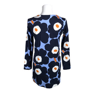 Unisex Marimekko - Tricot tunic, size 34 - Blue (2)