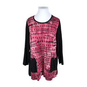 Unisex Mille - Tricot tunic, size 48 - Pink (1)
