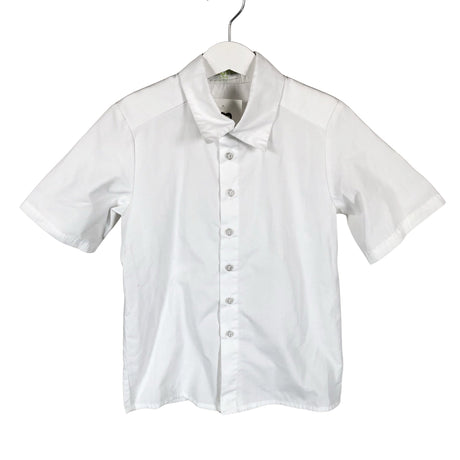 Unisex Zalekua - Collared shirt, size 128 - 134 - White ()