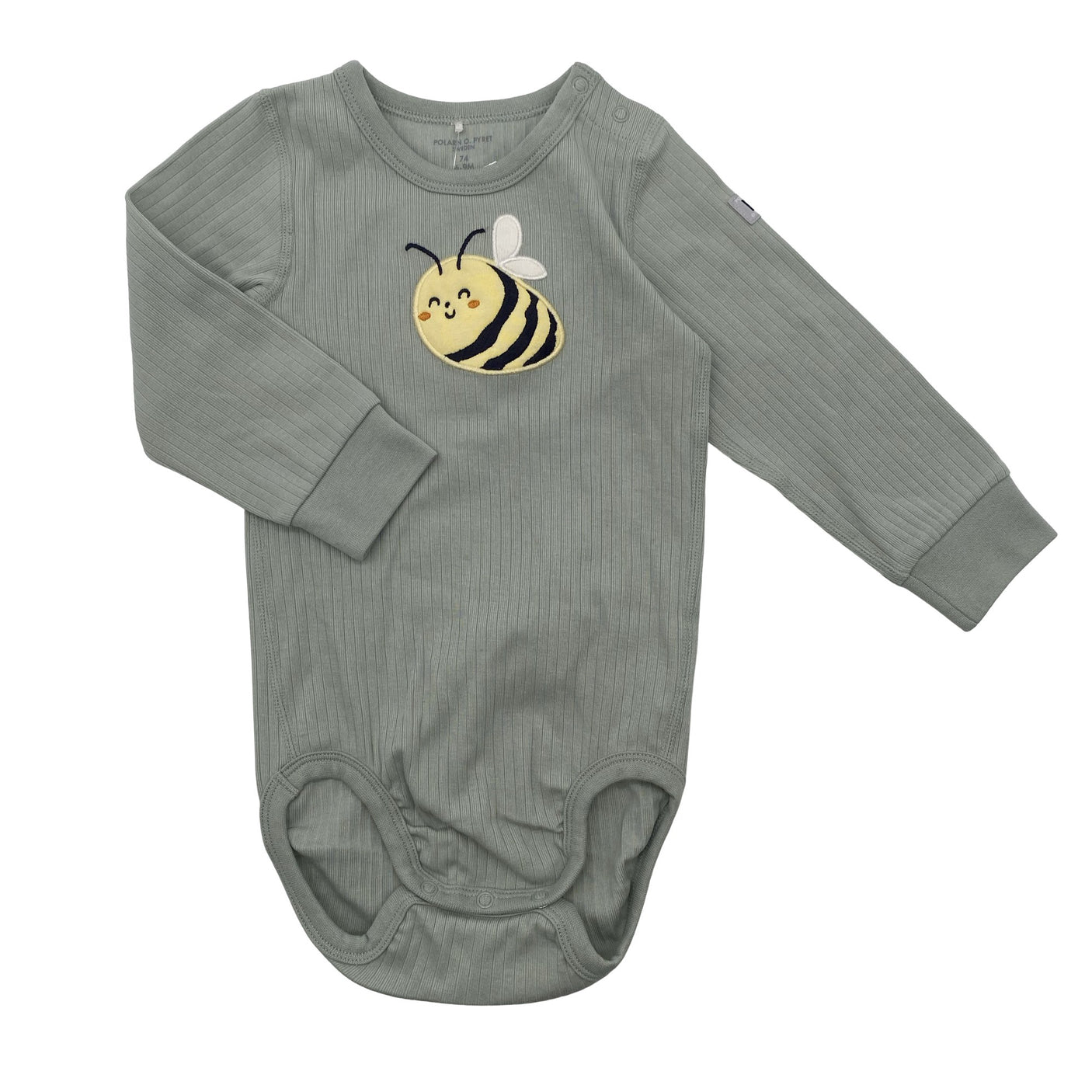 Unisex Polarn O. Pyret - Body, size 68 - 74 - Green (1)