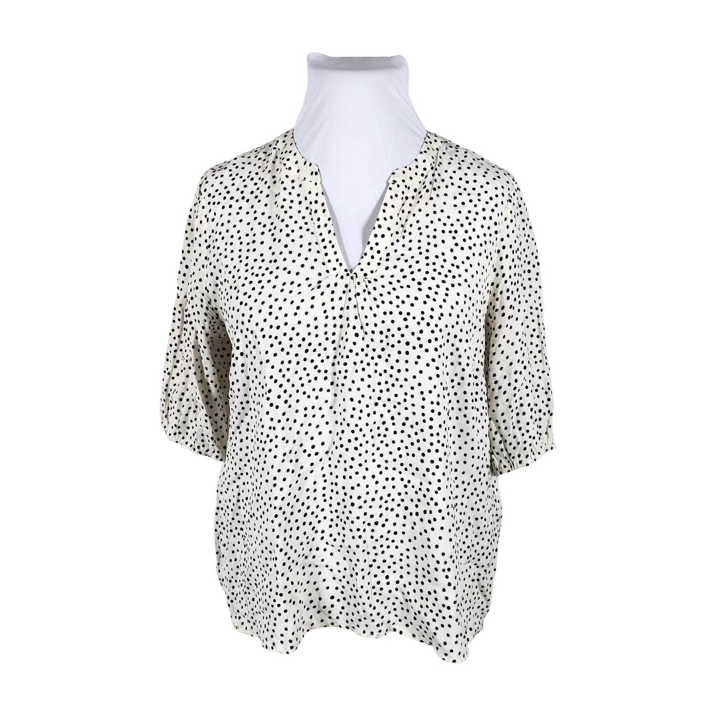 Unisex Part two - Short-sleeved blouse, size 42 - Natural white (1)