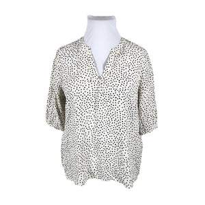 Unisex Part two - Short-sleeved blouse, size 42 - Natural white (1)