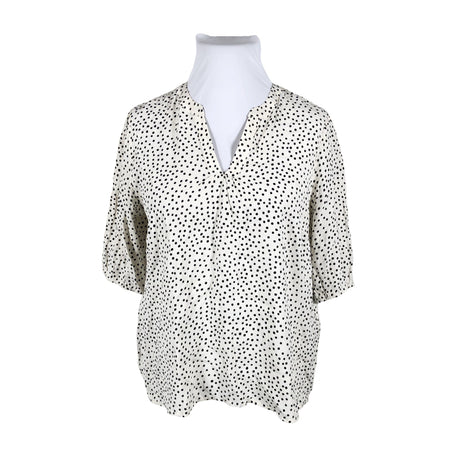 Unisex Part two - Short-sleeved blouse, size 42 - Natural white ()