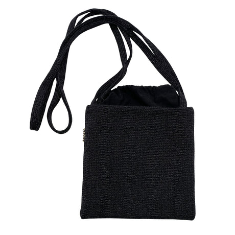 Unisex Handmade - Shoulder bag, size Mini - Black ()