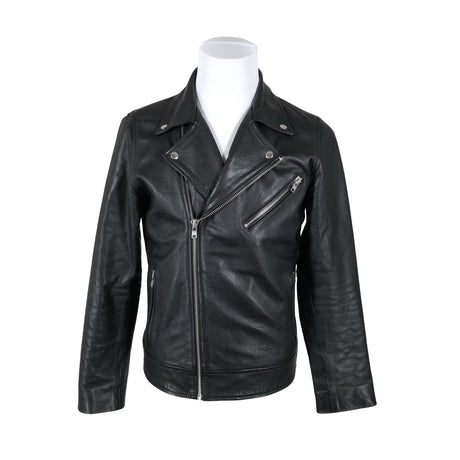 Unisex Jack & Jones - Leather jacket, size M - Black ()
