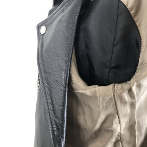 Unisex Jack & Jones - Leather jacket, size M - Black (3)