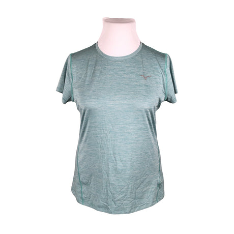 Unisex Mizuno - Sports shirt, short sleeve, size 42 - Turquoise ()