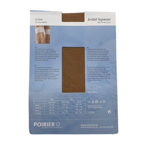 Unisex Poirier - Stockings, thin, size 42 - Beige (2)