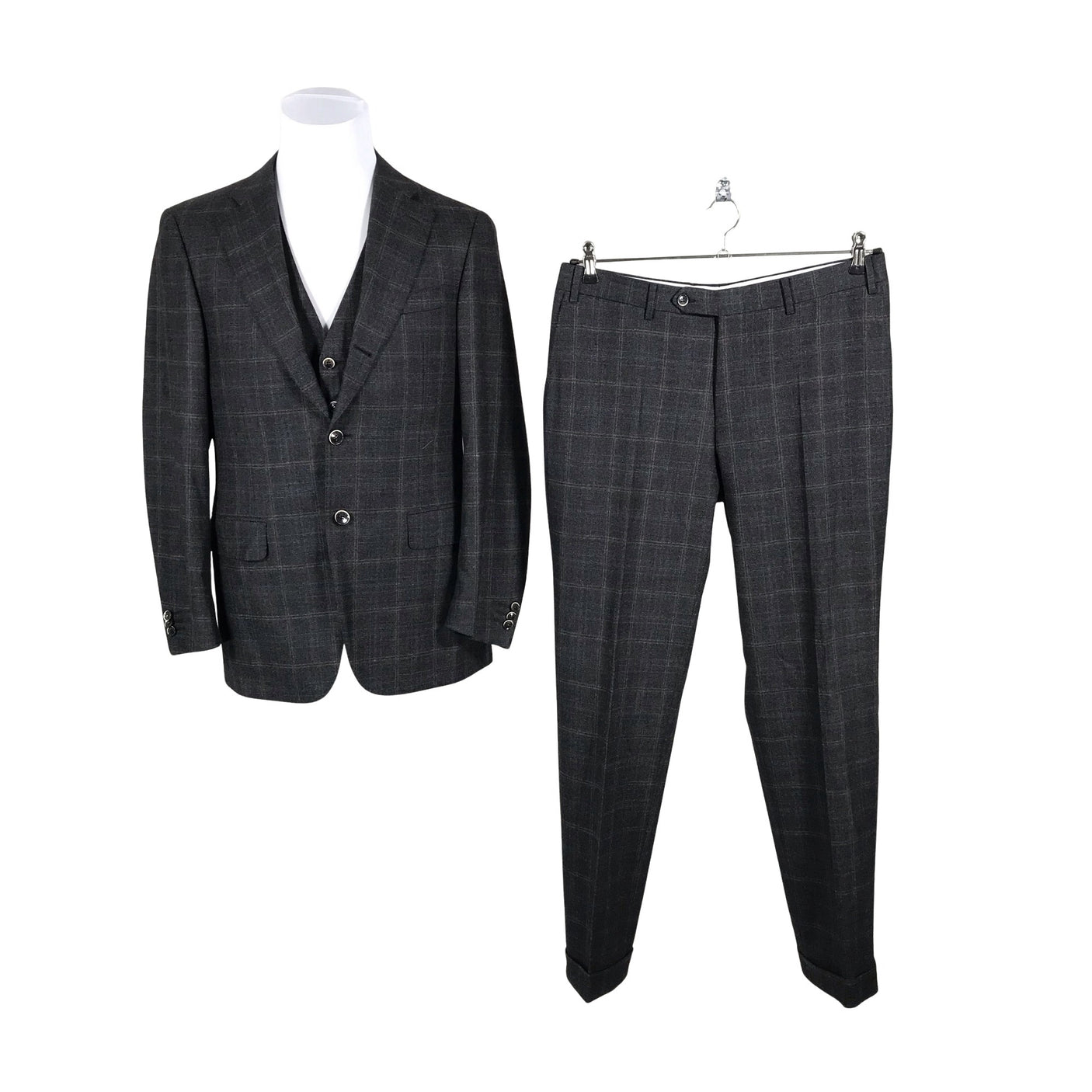 Unisex Canali - Suit, size L - Black (1)