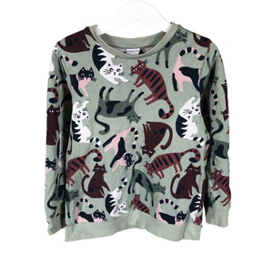 Unisex Polarn O. Pyret - Tricot shirt, size 116 - 122 - Green (1)
