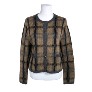 Unisex Massimo Dutti - Cardigan, size 36 - Brown (2)