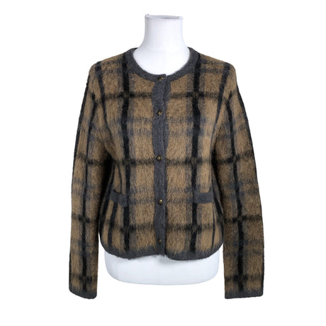 Unisex Massimo Dutti - Cardigan, size 36 - Brown (2)