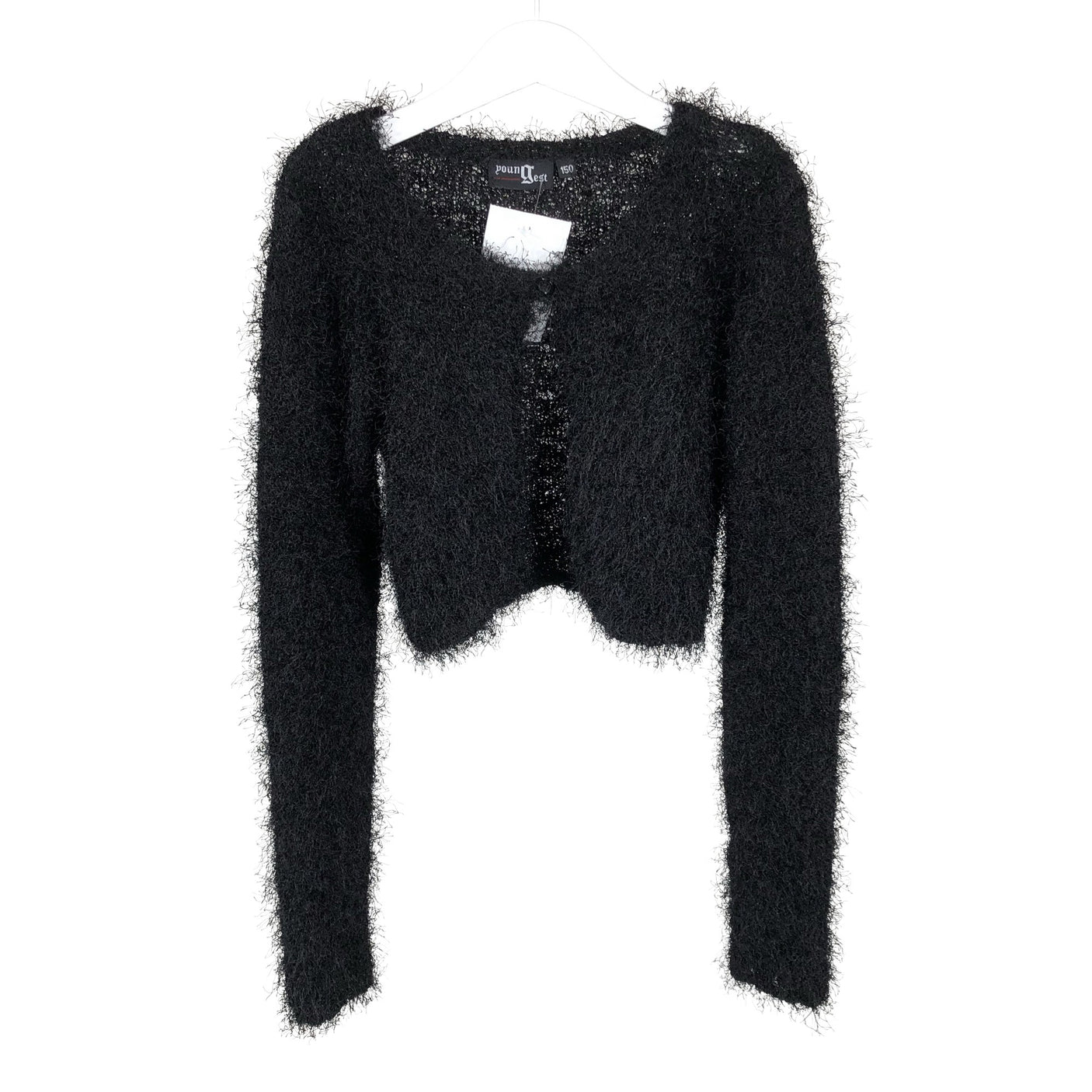 Unisex Youngest - Knit bolero jacket, size 146 - 152 - Black (1)