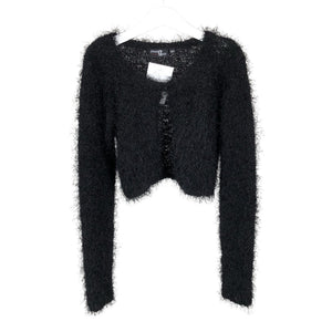 Unisex Youngest - Knit bolero jacket, size 146 - 152 - Black (1)