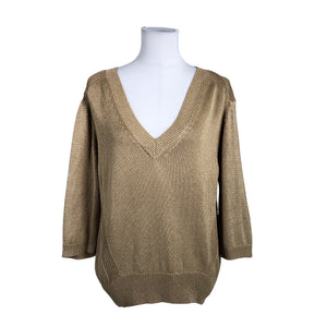 Unisex Massimo Dutti - Sweater, size 38 - Gold (1)