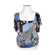 Unisex Desigual - Short-sleeved blouse, size 44 - Blue ()