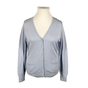 Unisex Repeat - Cardigan, size 44 - Light blue (1)