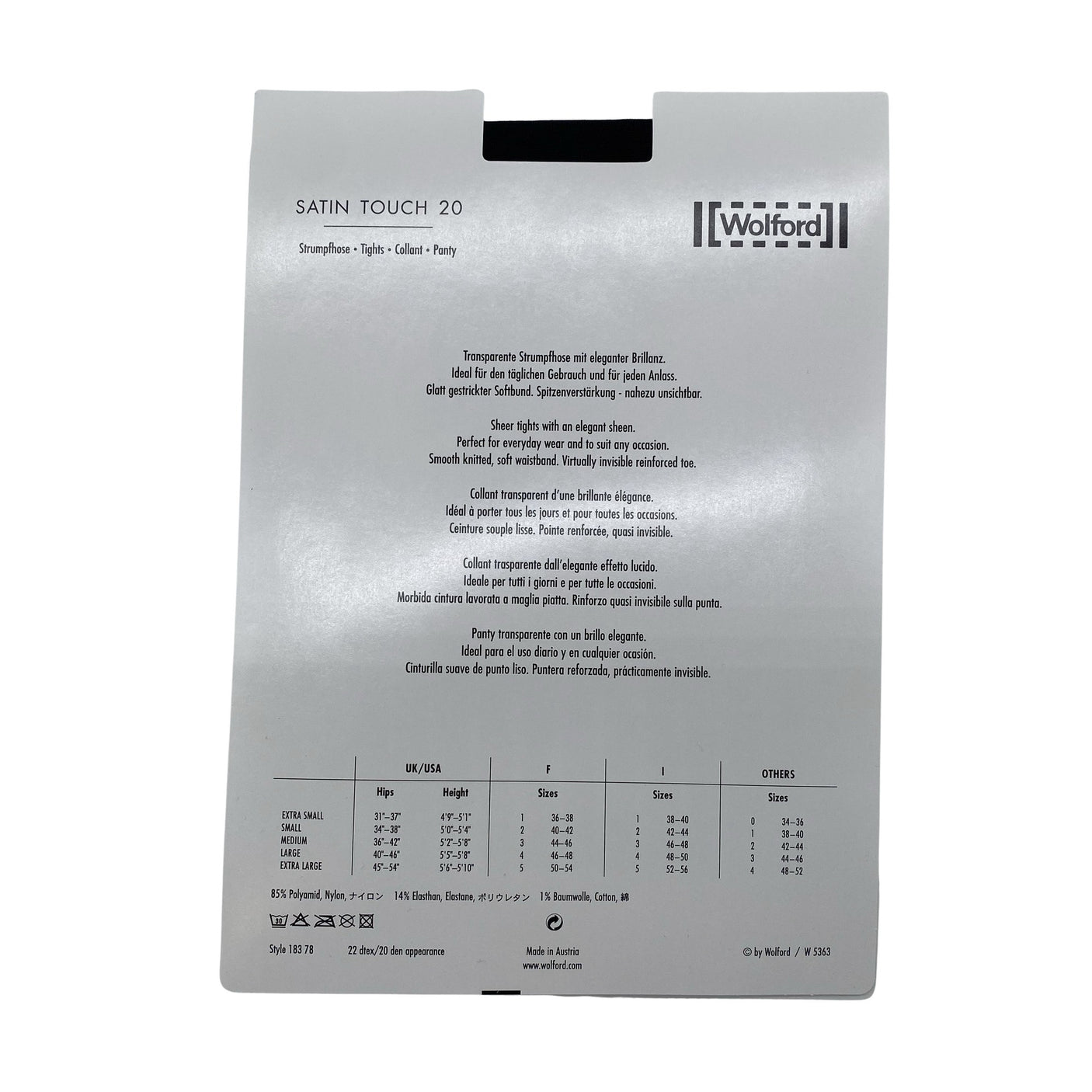 Unisex Wolford - Stockings, thin, size 38 - Black (2)