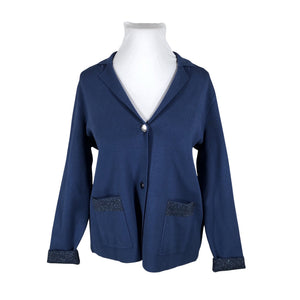 Unisex Gerry Weber - Cardigan, size 46 - Blue (1)