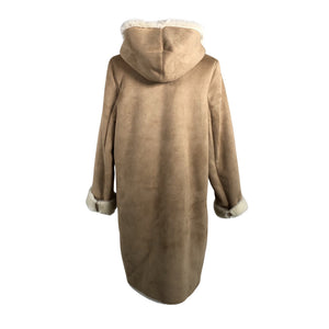 Unisex Uniqlo - Faux fur coat, size 38 - Beige (2)