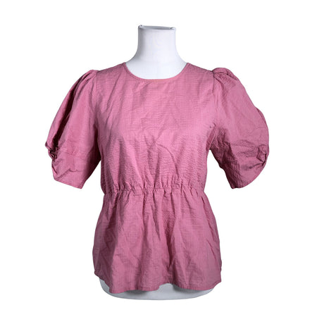 Unisex Gestuz - Short-sleeved blouse, size 40 - Light pink ()