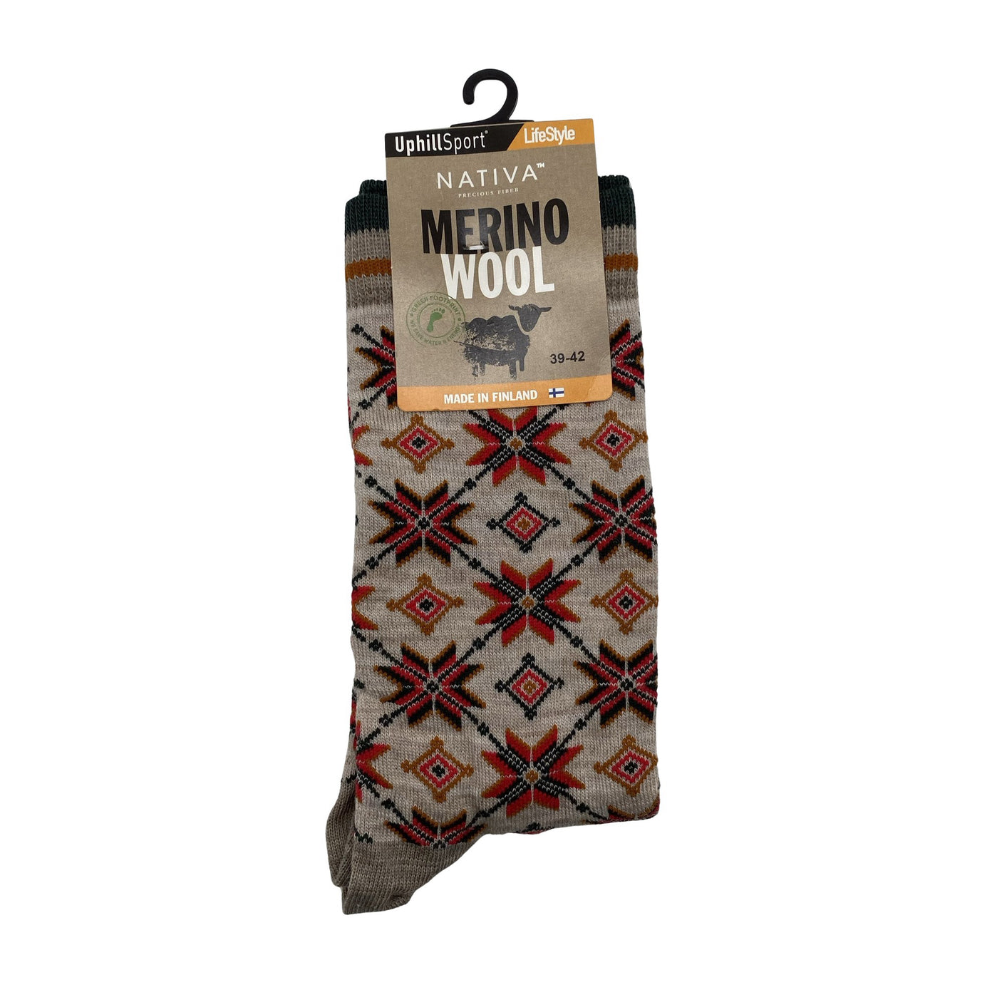 Unisex Sukkamestarit - Socks, size 39 - Beige (1)