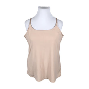 Unisex H&M Mama - Tricot tank top, size 44 - Beige (1)