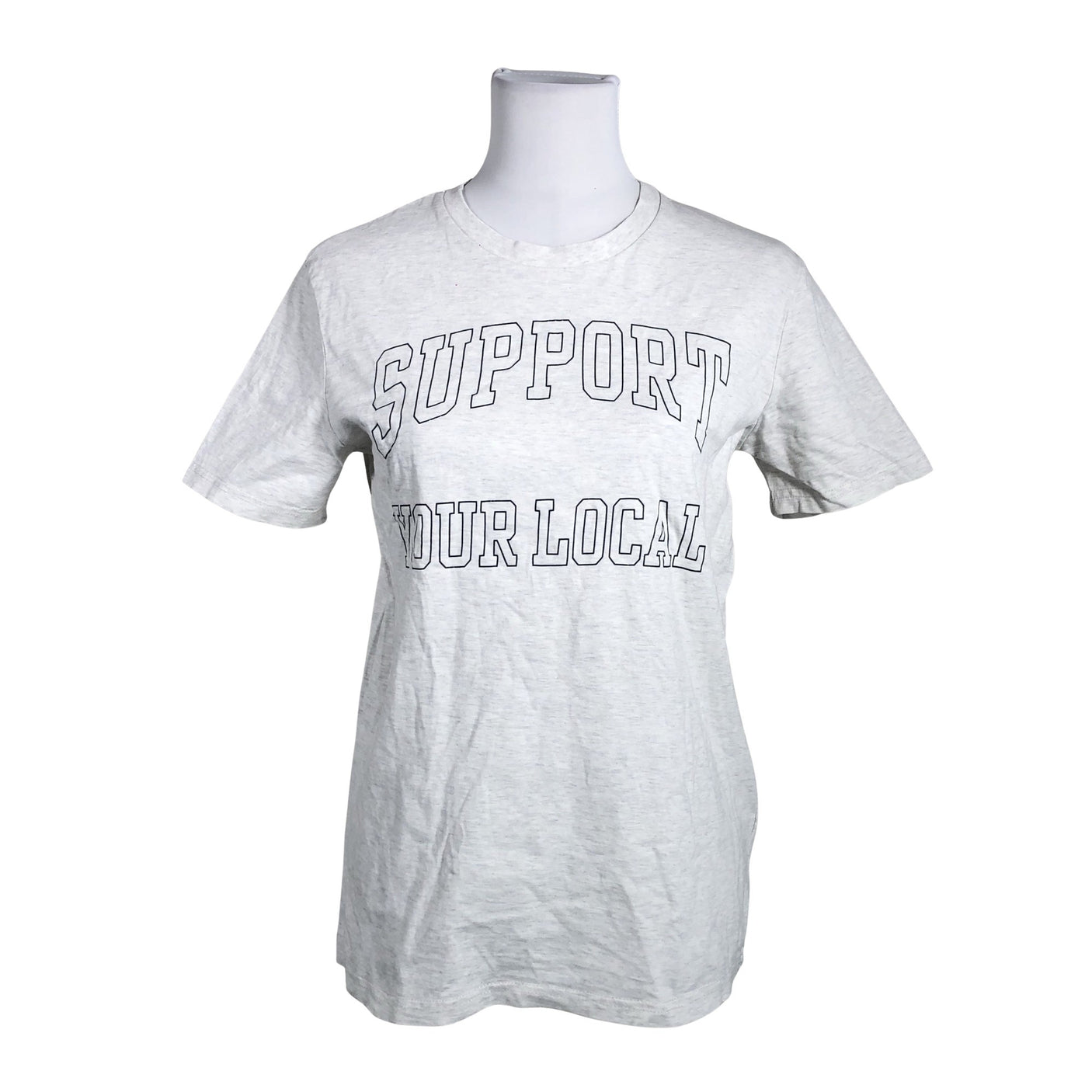 Unisex Support Your Local - Dressing gown, size 32 - Gray (1)