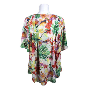 Unisex Kriss - Short-sleeved blouse, size 40 - Red (2)