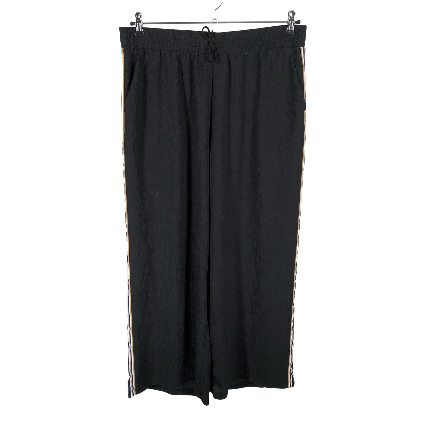 Unisex Kriss - Schiffon trousers, size 44 - Black (1)