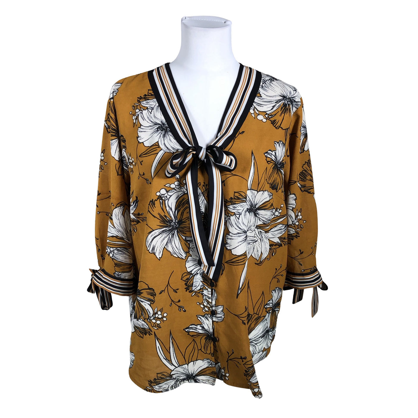 Unisex Kriss - Blouse, size 40 - Brown (1)