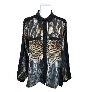 Unisex Kriss - Blouse, size 38 - Brown (1)