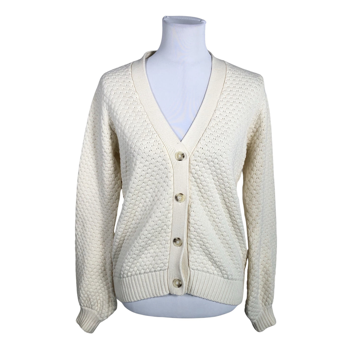 Unisex Nanso - Cardigan, size 34 - Natural white (1)