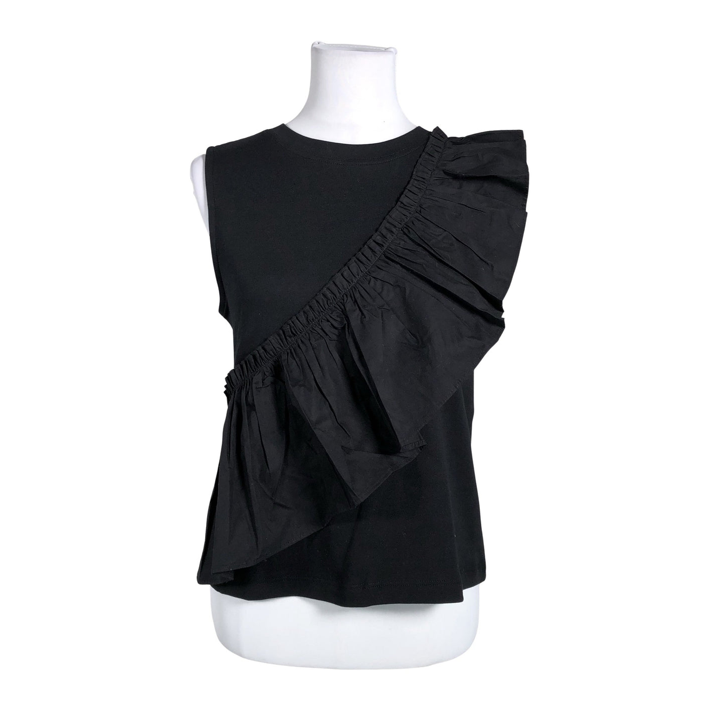 Unisex Part two - Tricot tank top, size 36 - Black (1)