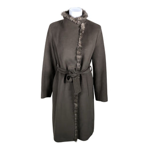 Unisex Cinzia Rocca - Wool coat, size 38 - Brown (1)