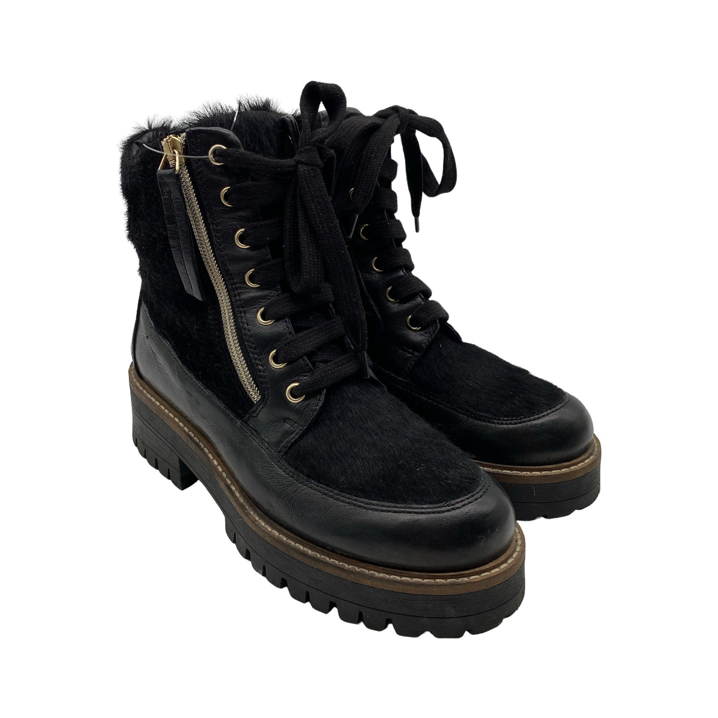 Unisex Red Shoe - Ankle boots, size 38 - Black (2)