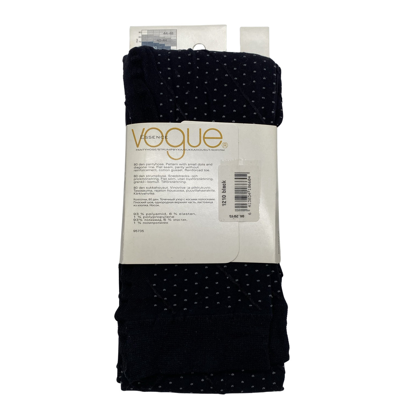 Unisex Vogue - Stockings, thin, size 40 - Black (2)