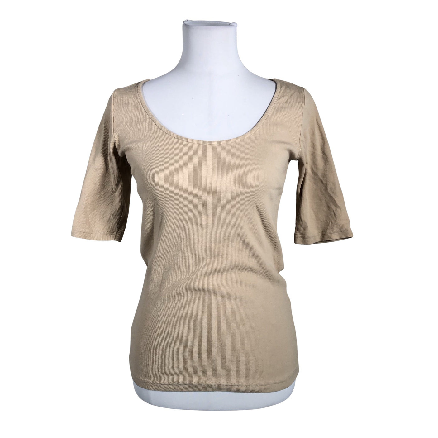 Unisex Samsoe&Samsoe - Tricot shirt, size 38 - Beige (1)