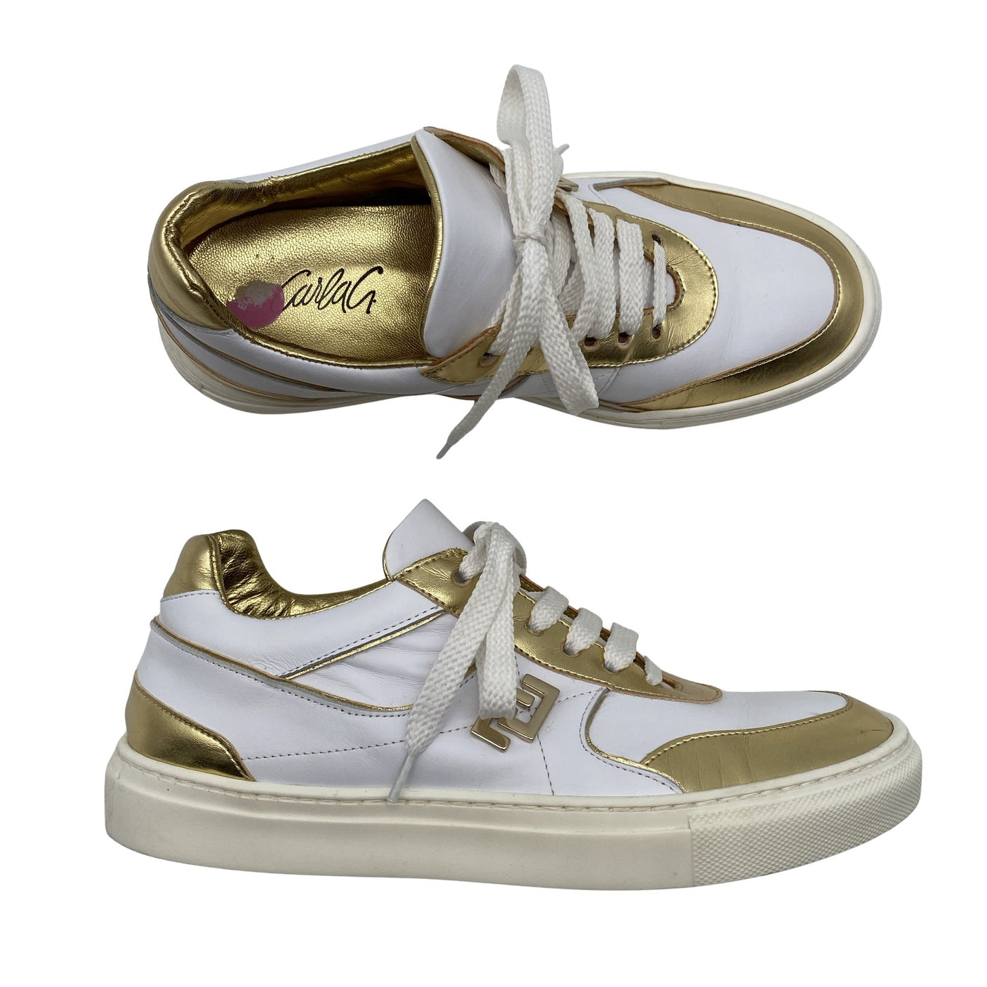 Unisex Carla G. - Casual sneakers, size 38 - White (1)