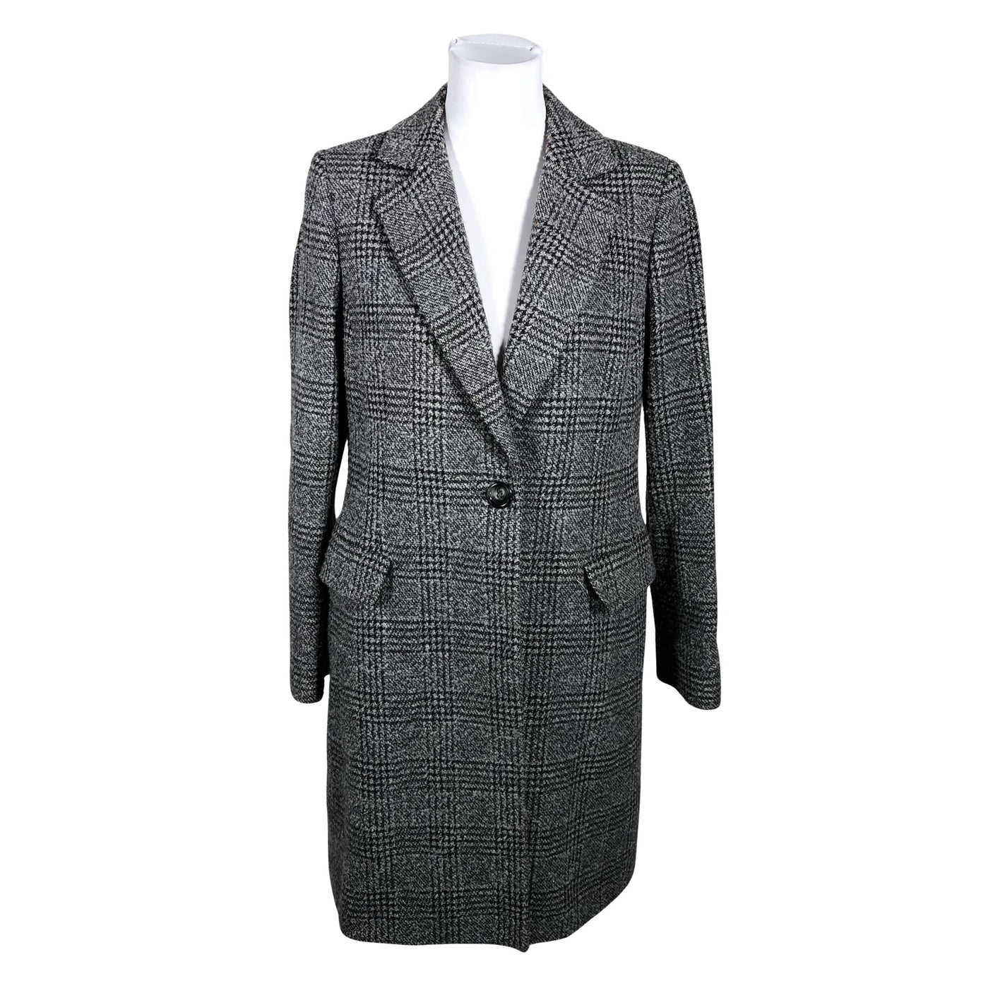 Unisex Ril's - Wool coat, size 38 - Gray (1)