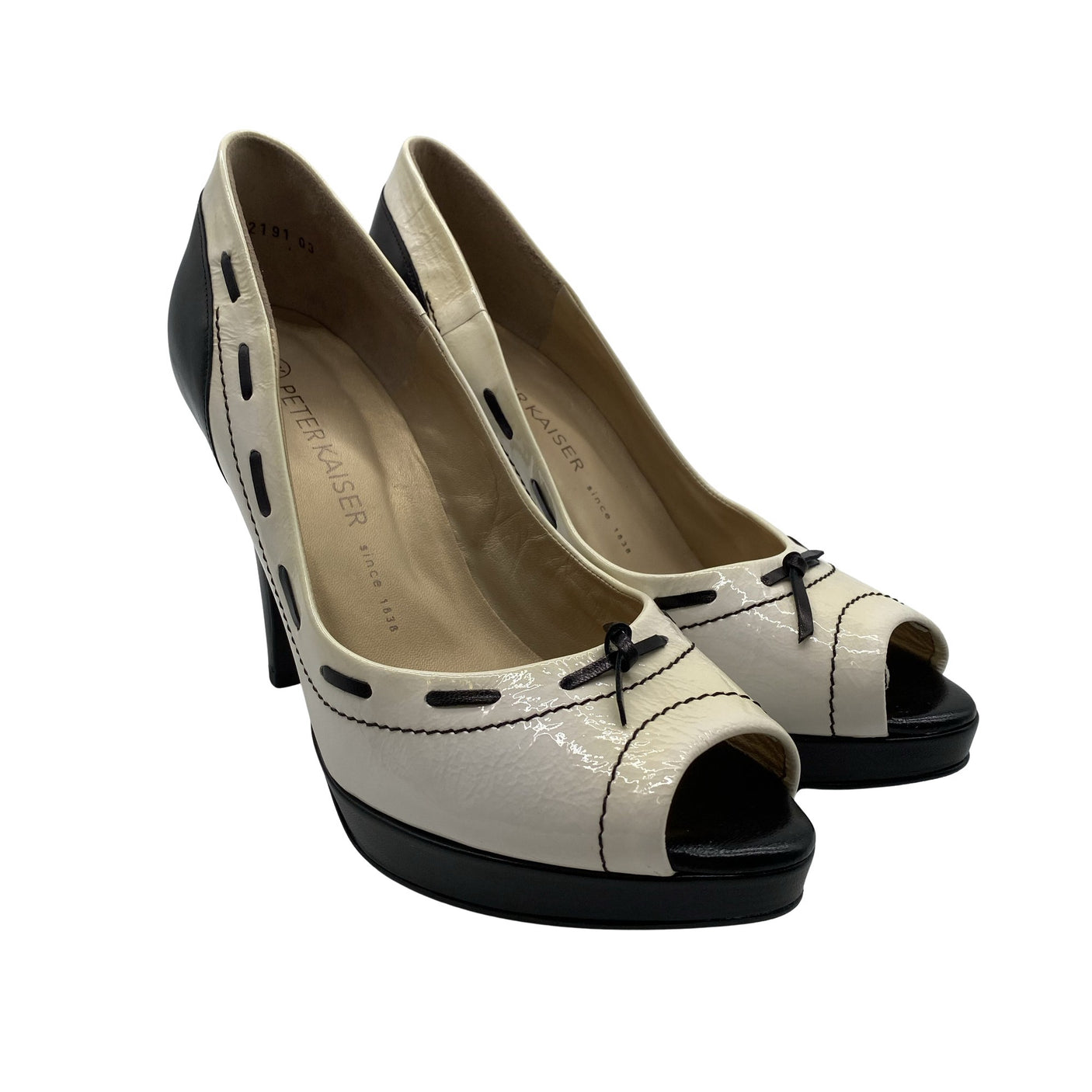 Unisex Peter Kaiser - High heels, size 38 - Natural white (2)