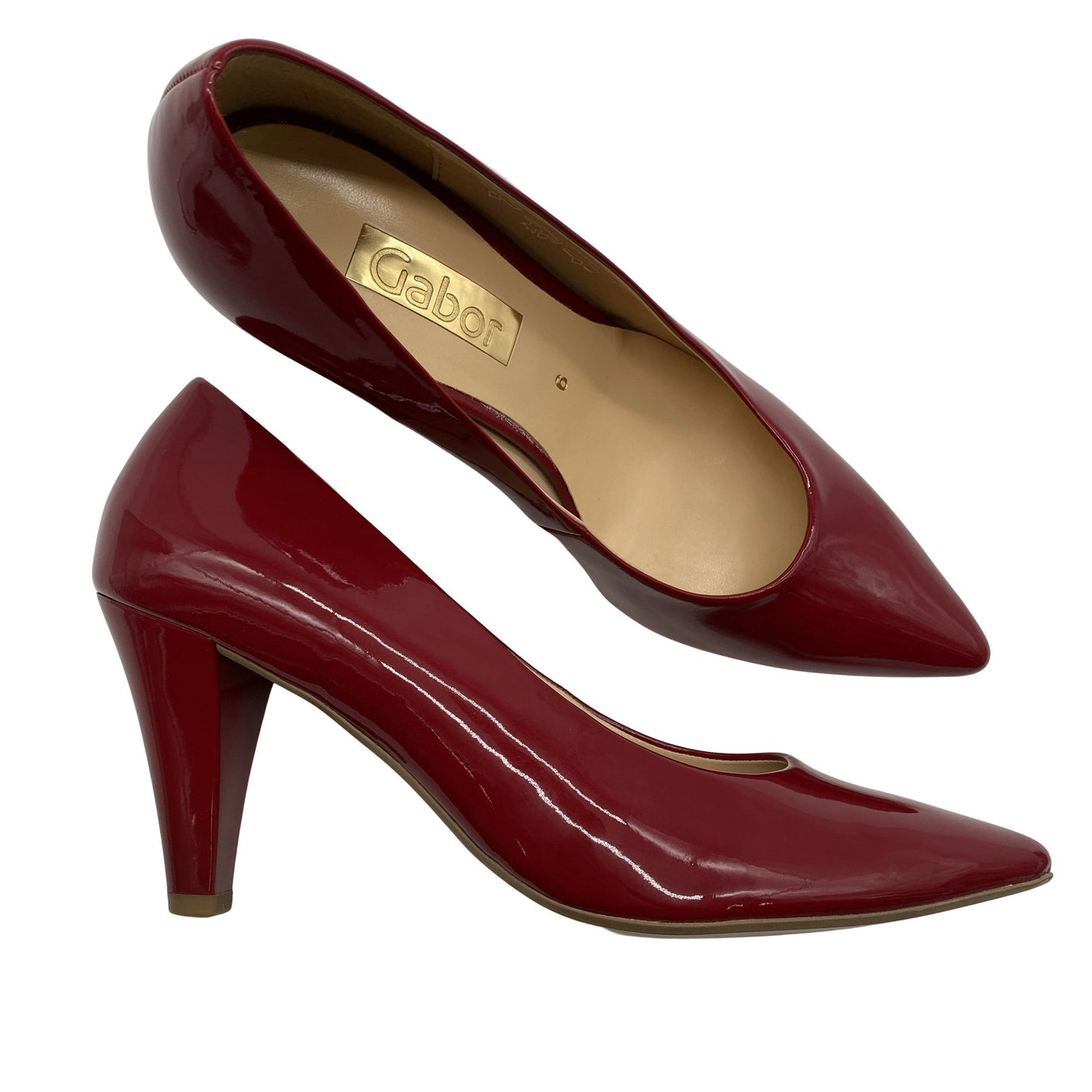 Unisex Gabor - High heels, size 39 - Wine red (1)