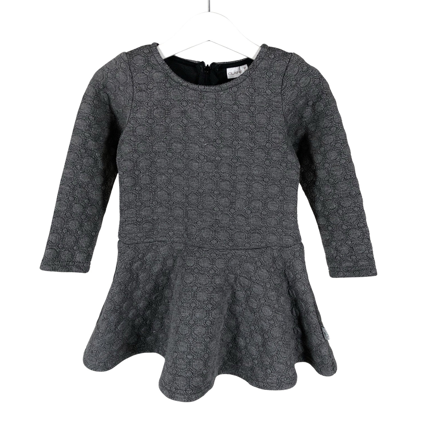Unisex Claire.dk - Sweatshirt dress, size 86 - 92 - Gray (1)