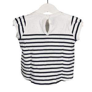 Unisex Petit Bateau - Tricot tunic, size 62 - 68 - White (2)