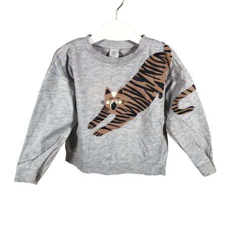 Unisex Lindex - Sweatshirt, size 104 - 110 - Gray ()