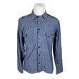 Unisex Gucci - Collared shirt, size L - Blue ()