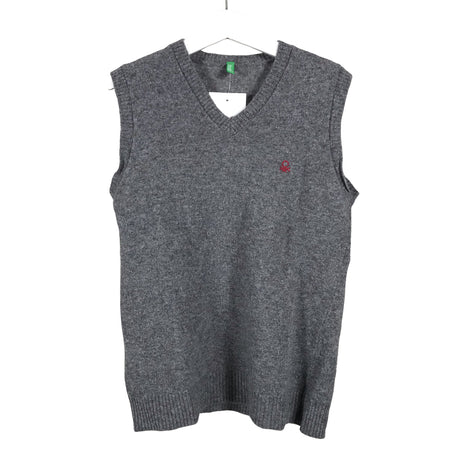 Unisex Benetton - Knit vest, size 134 - 140 - Gray ()