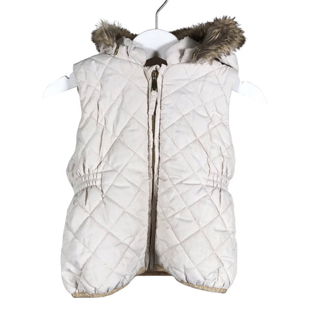 Unisex Lindex - Winter vest, size 74 - 80 - Beige ()