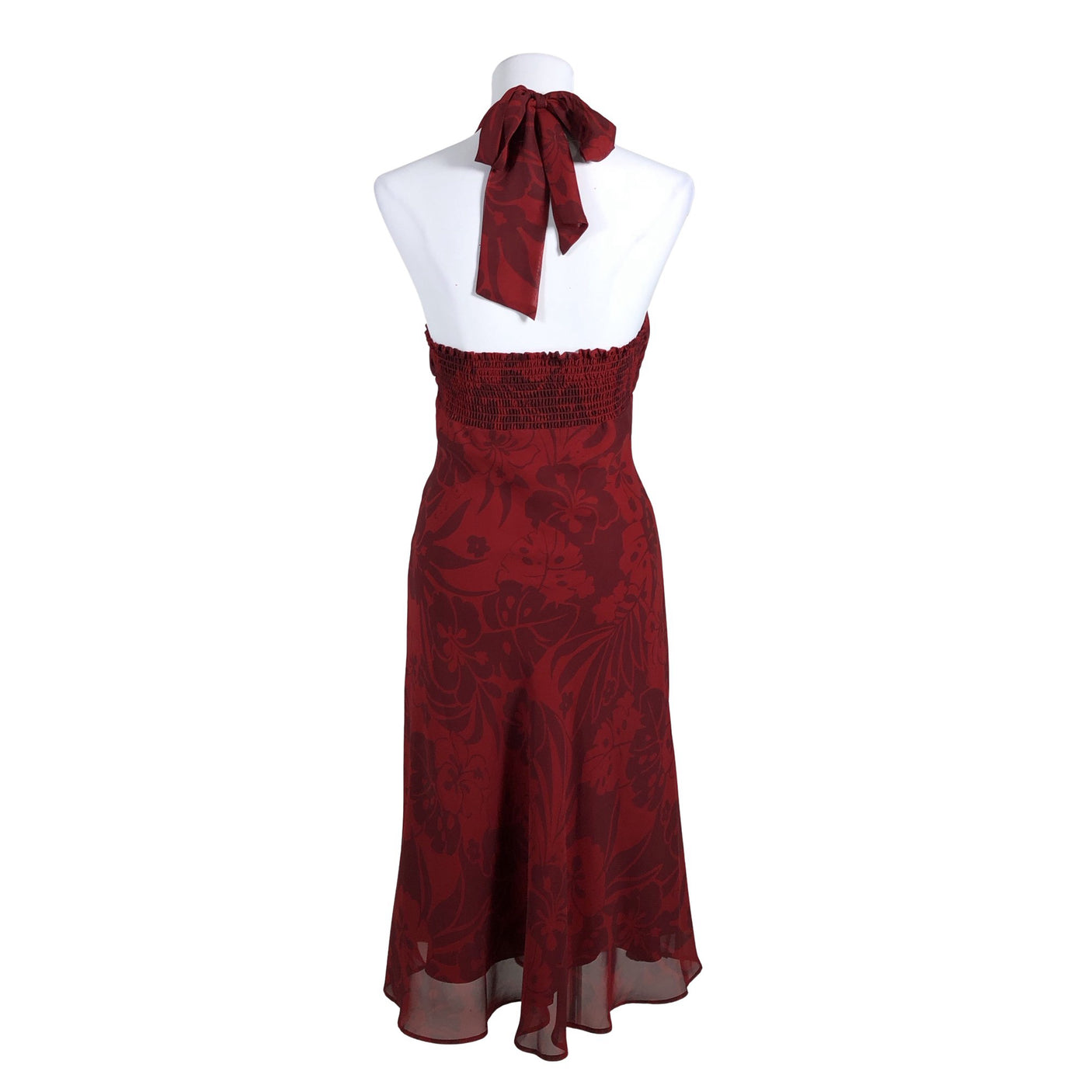 Unisex Esprit - Schiffon dress, size 40 - Red (2)