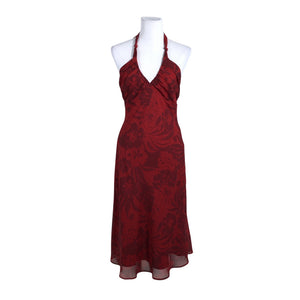 Unisex Esprit - Schiffon dress, size 40 - Red (1)